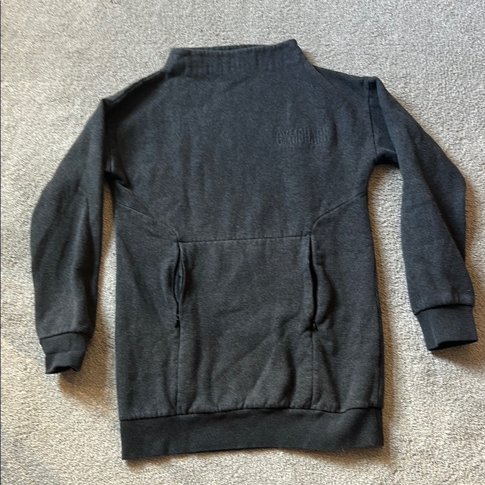 Gymshark Women's Charcoal Long Sweatshirt